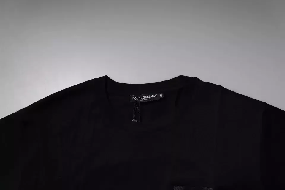 Short Sleeve Crew Neck TShirt - Black / IT44 | XS