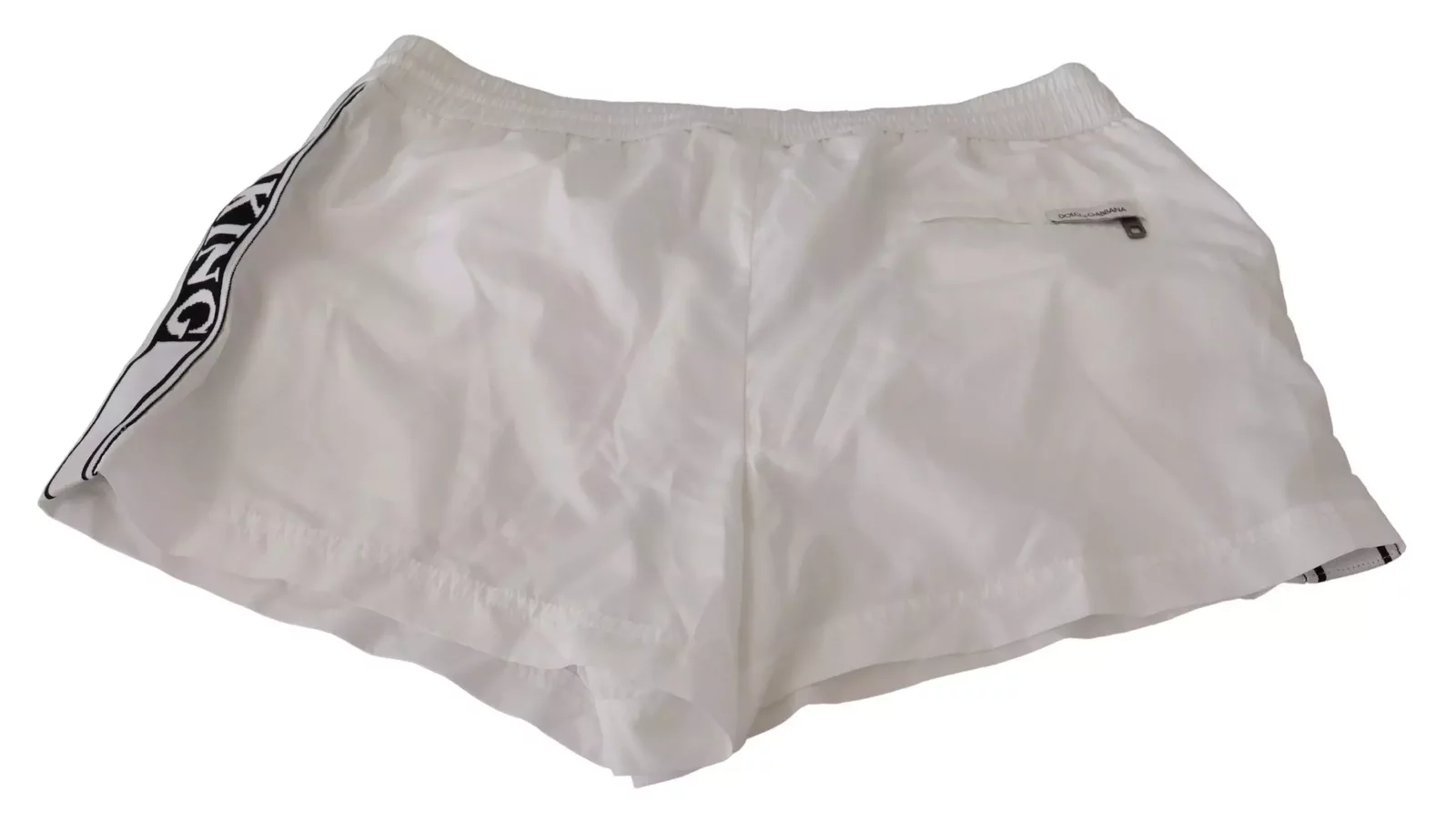 Dolce Gabbana Swim Shorts White - White and Red / IT4 | L