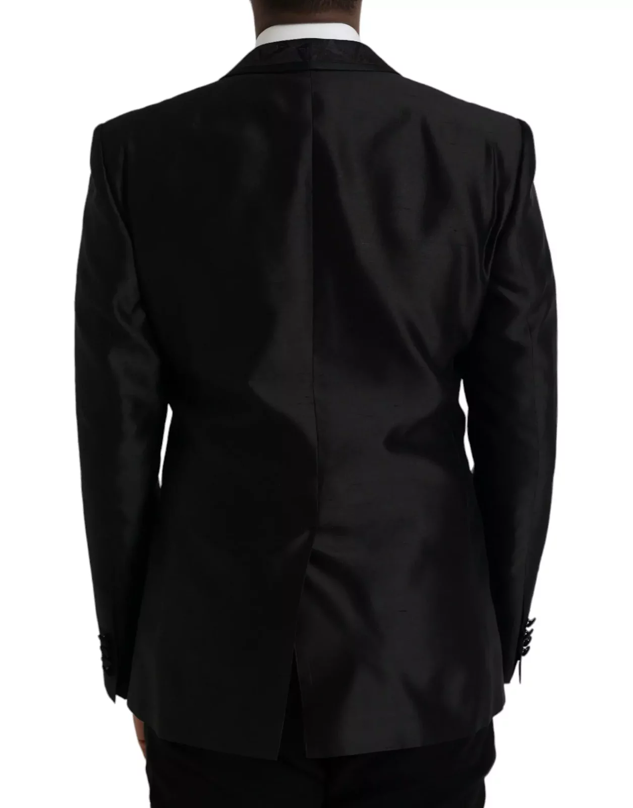 Shawl Collar Embroidered Blazer - Black / IT48 | M