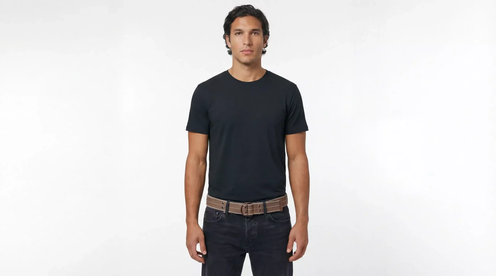 Dolce  Gabbana Canvas Belt - Beige / 90 cm