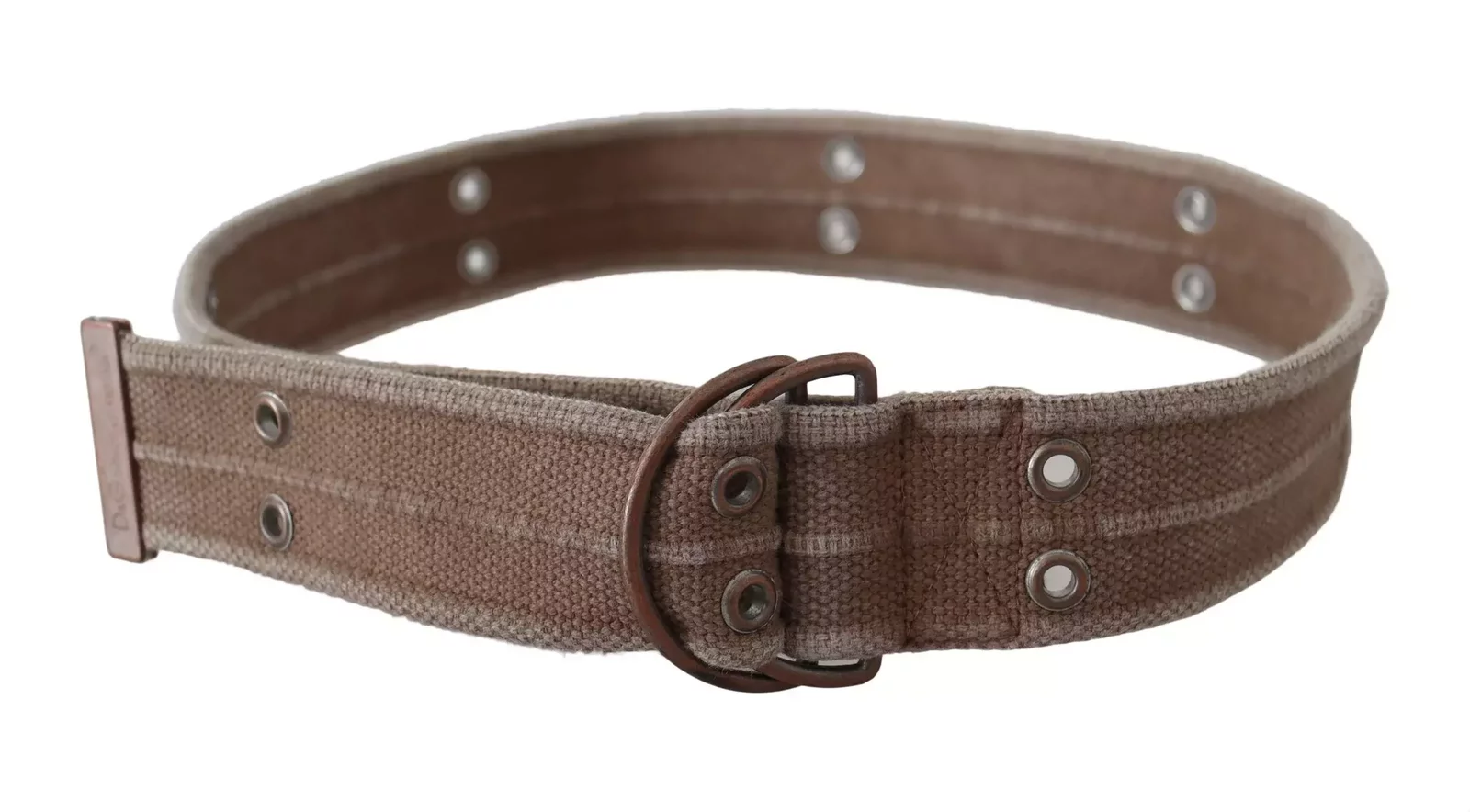 Dolce  Gabbana Canvas Belt - Beige / 90 cm