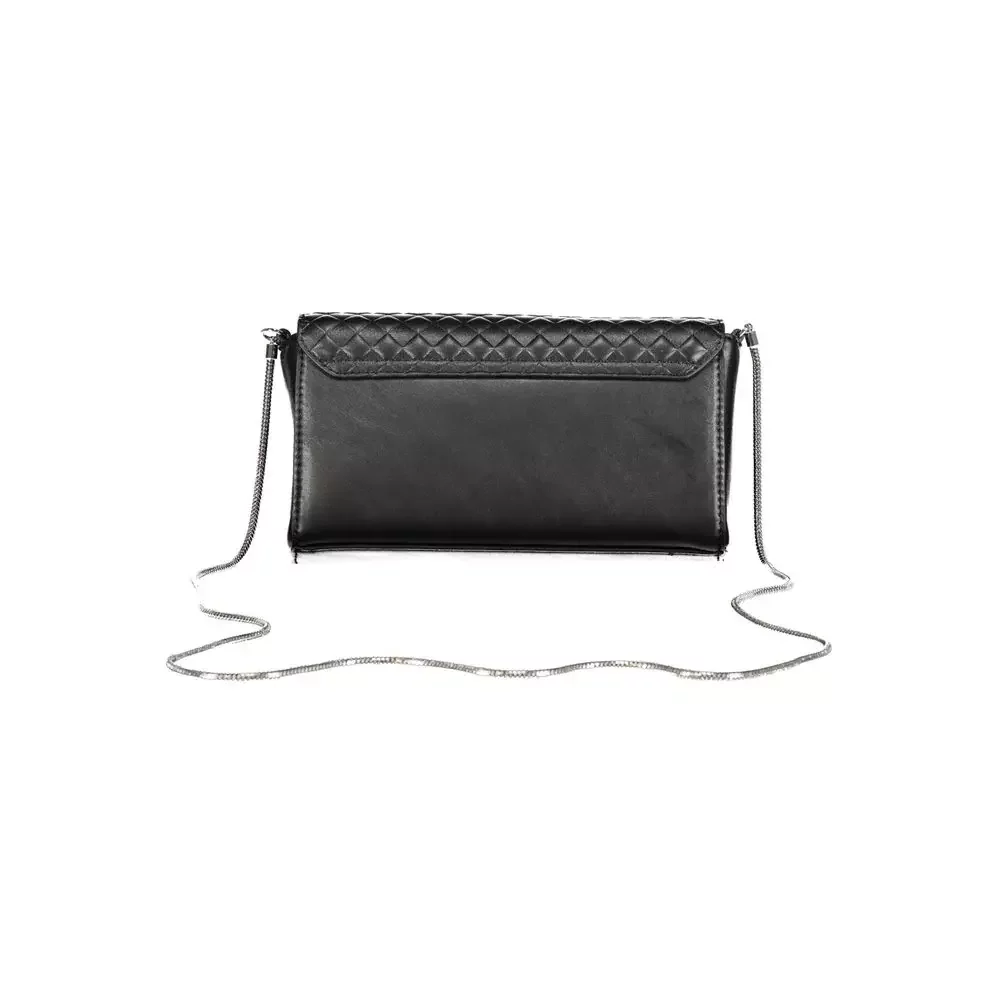 Quilted Chain Shoulder Bag K50K503826 - Black
