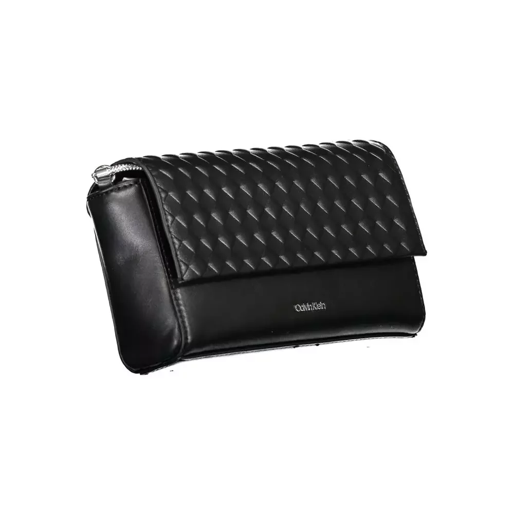 Quilted Chain Shoulder Bag K50K503826 - Black