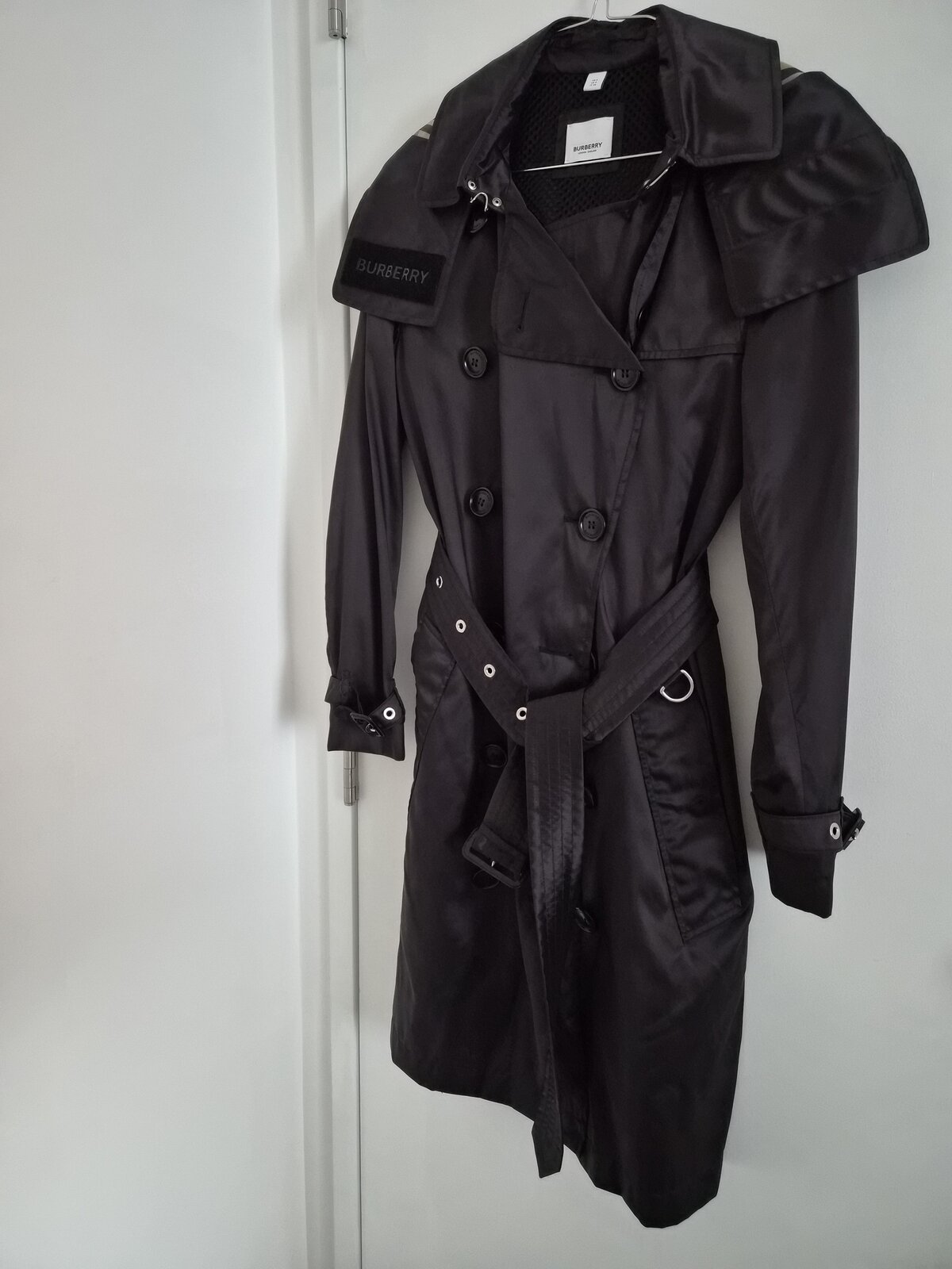 Kensington black light trench coat