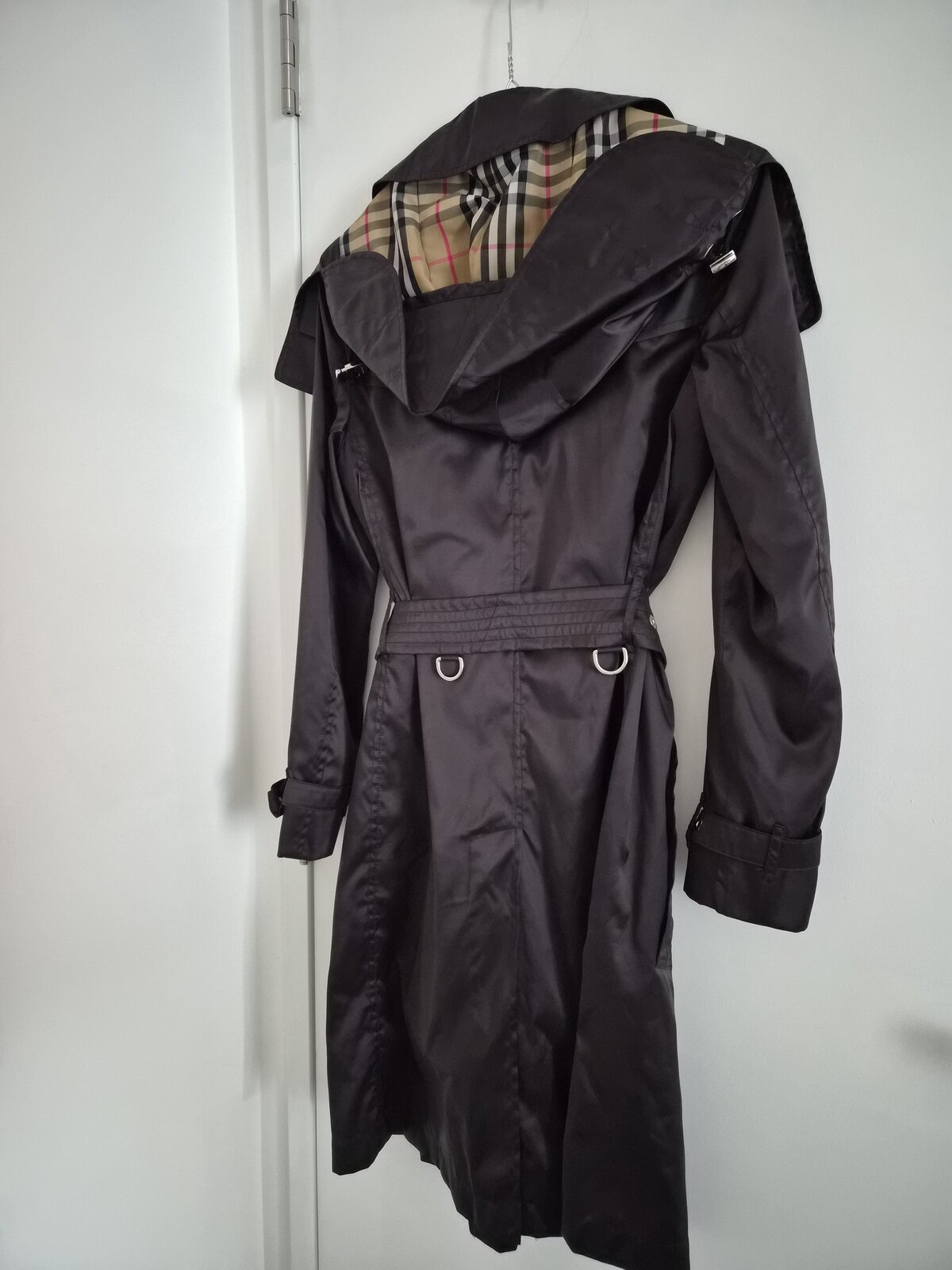 Kensington black light trench coat