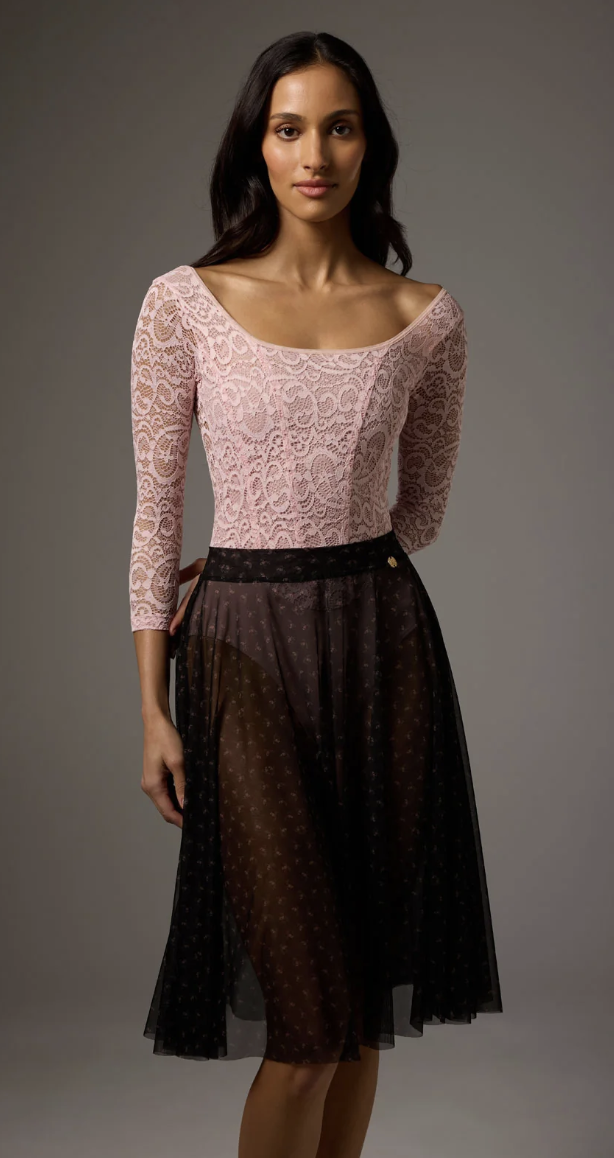 JULIETA PRINTS REHEARSAL SKIRT - NIGHT PETAL