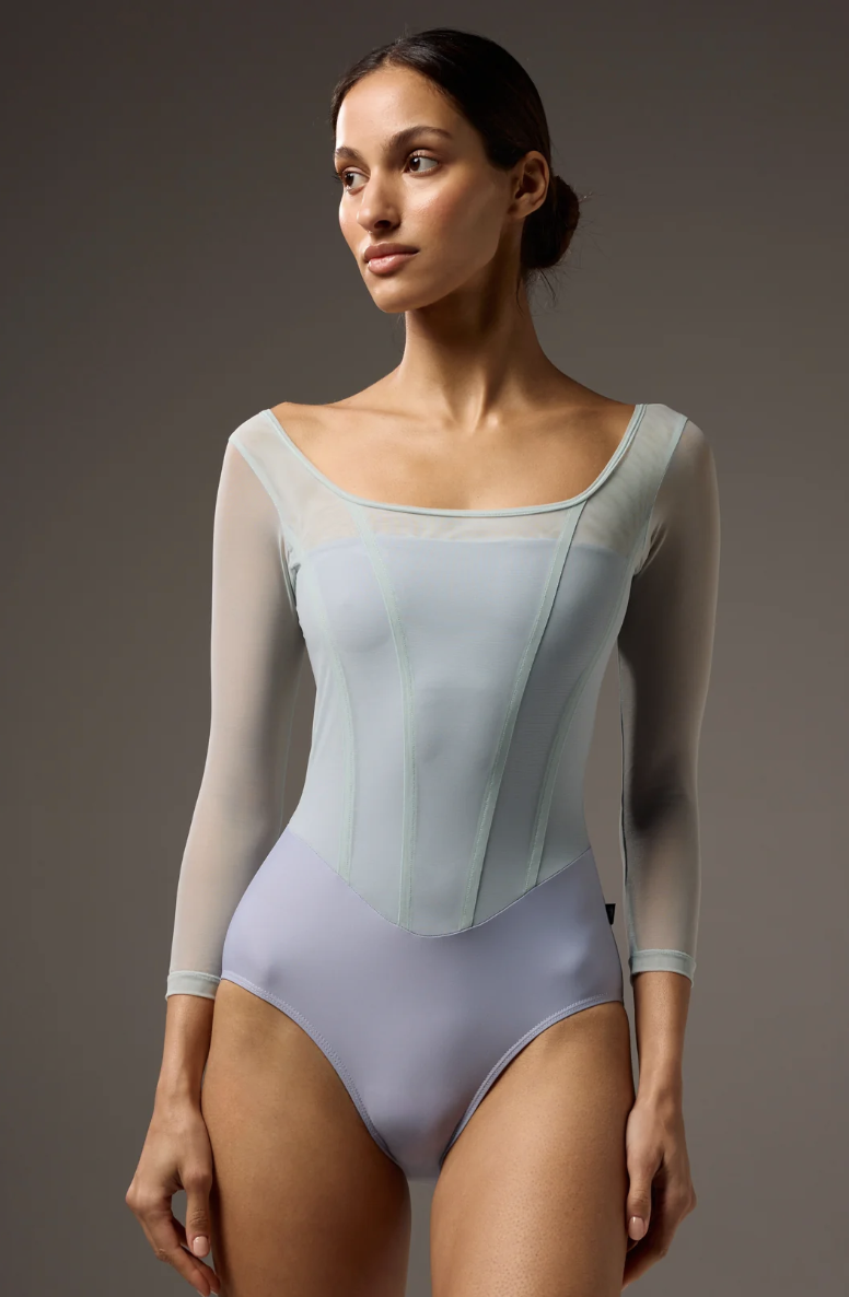 SOFIA LEOTARD LONG SLEEVE -SKYE GOSSAMER