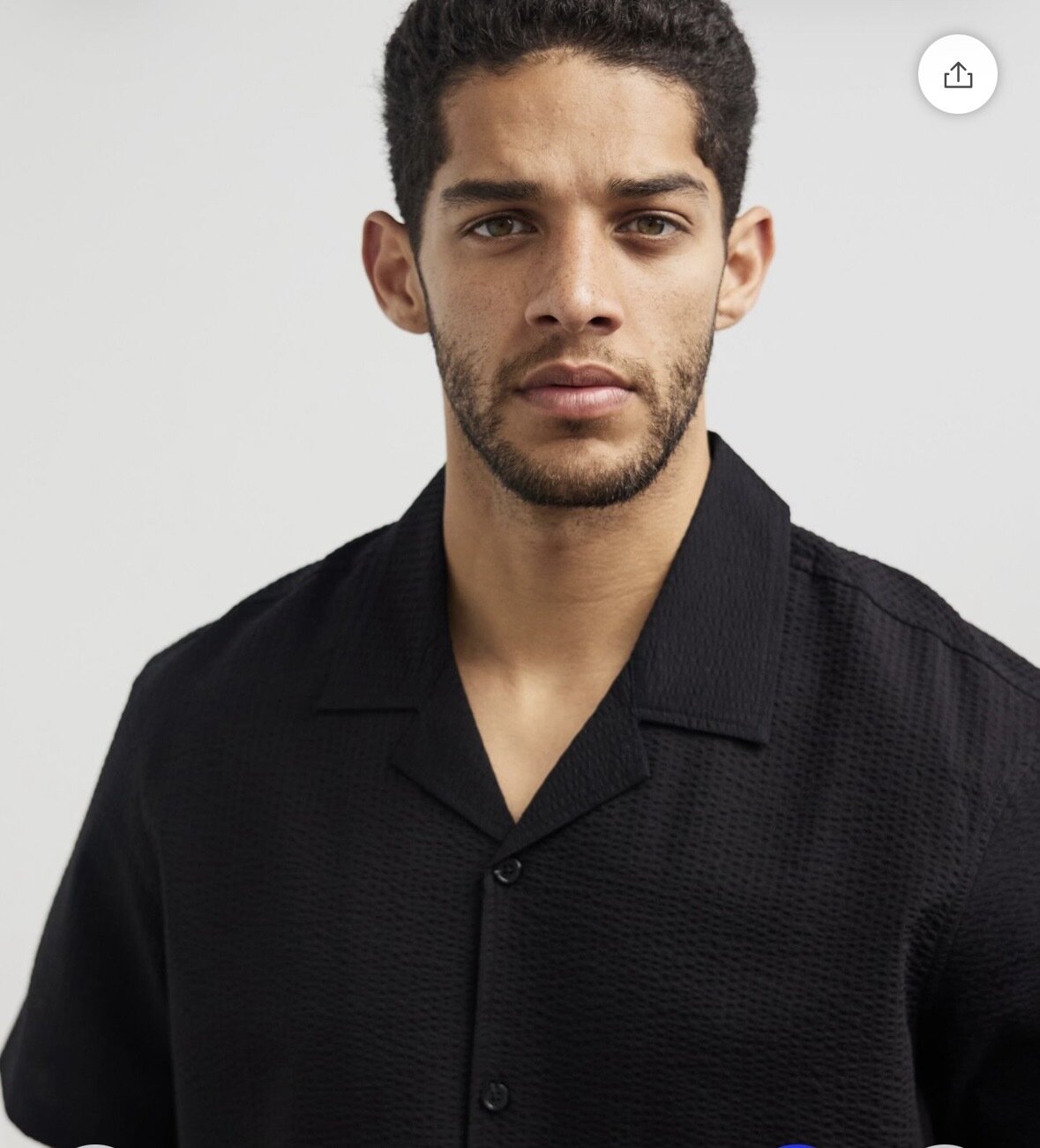Organic Cotton Seersucker Shirt 
