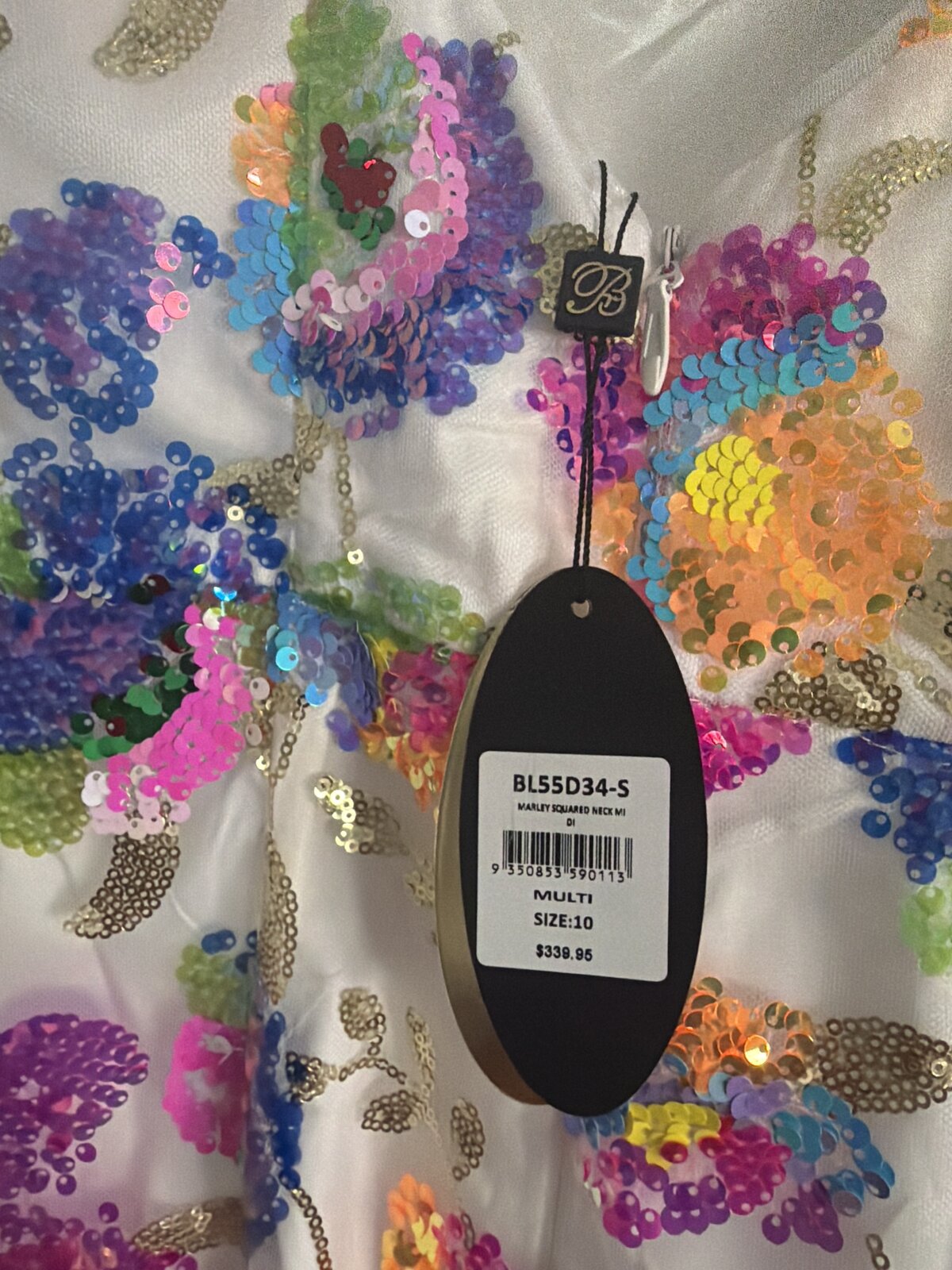Australia- Marley squared neck mid dress