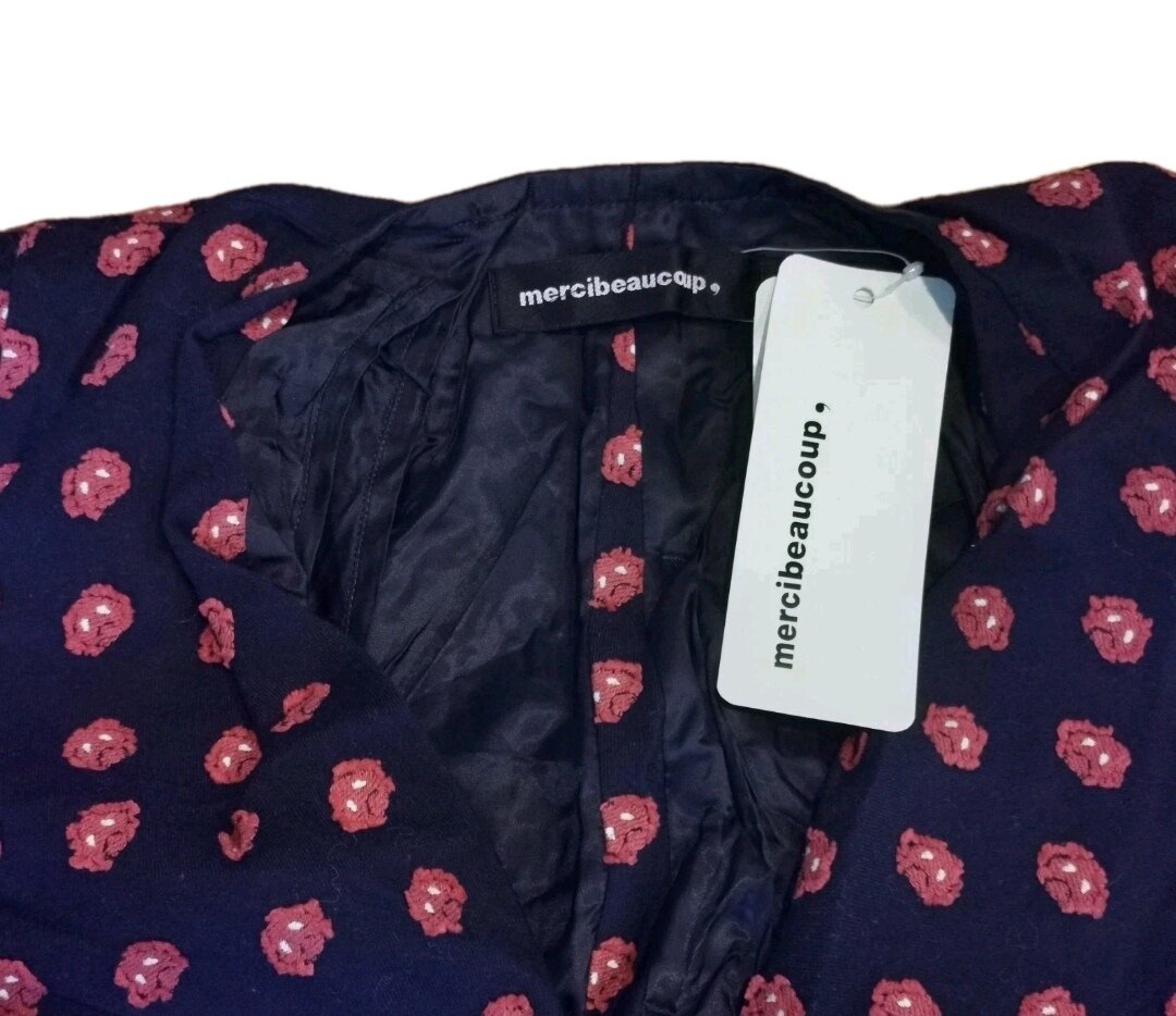 BNWT Women Zip Up Wool Blend Vest - Size 1 - Made in Japan