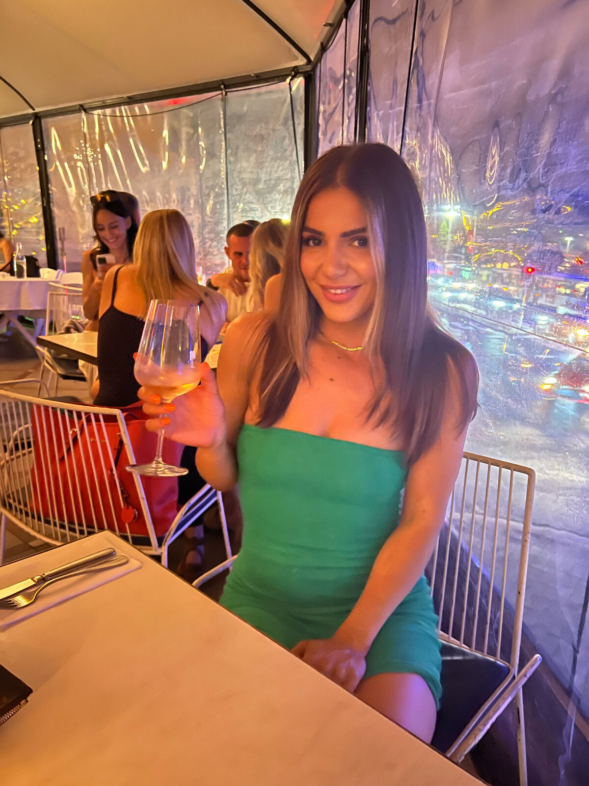 Strapless Towelling Mini Dress