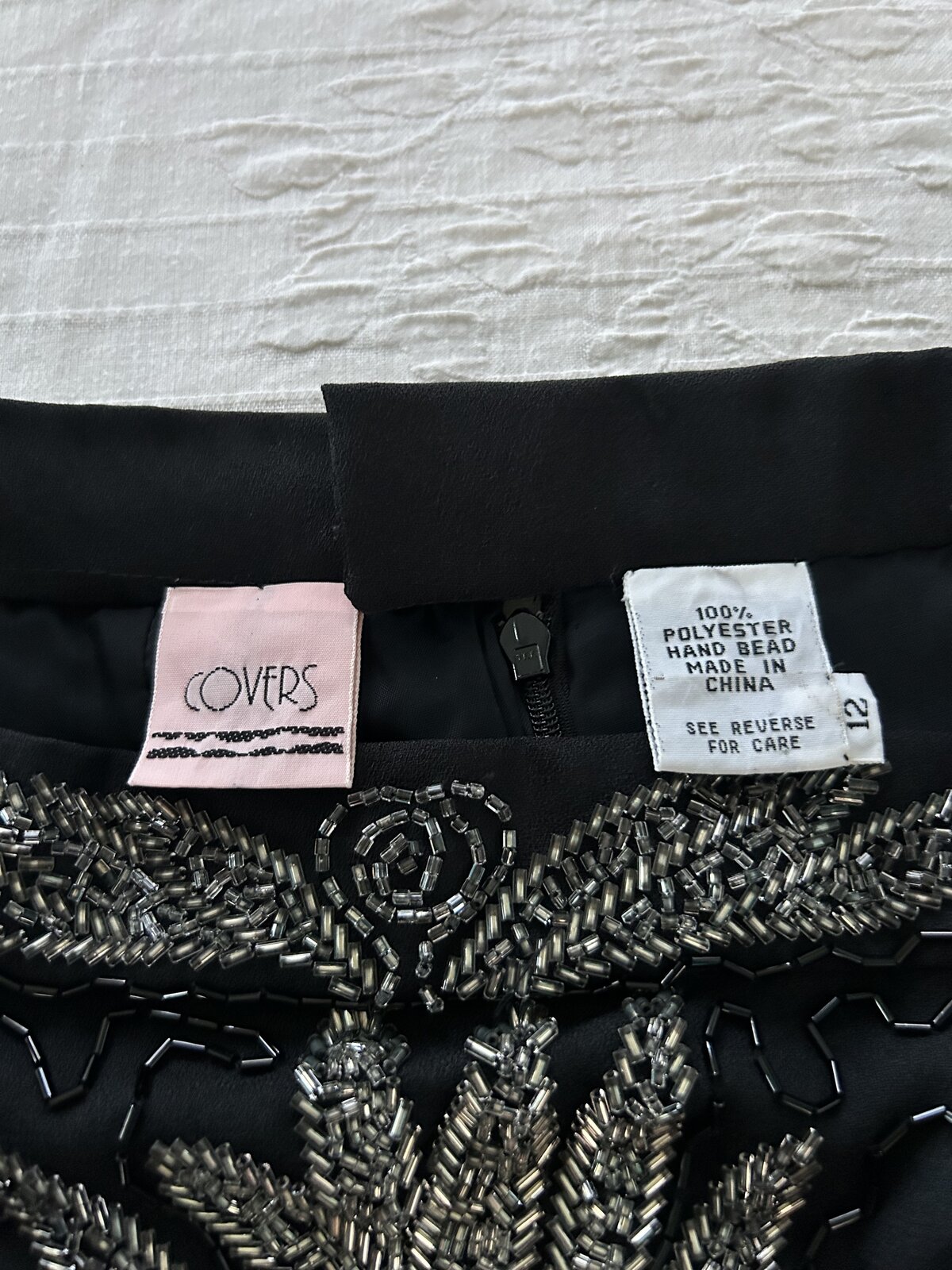 Vintage: Designs beaded skirt