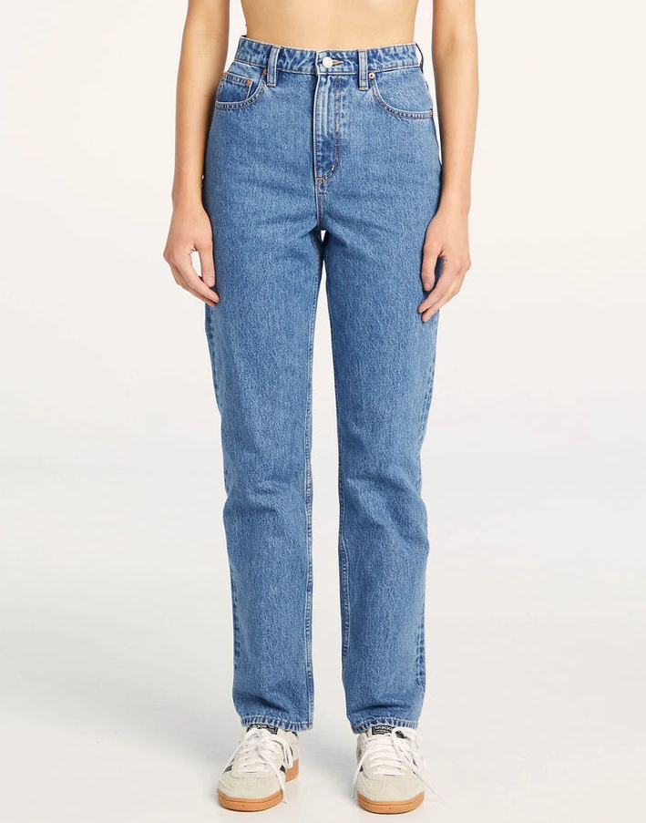 High Straight 80 blue denim jeans (8)