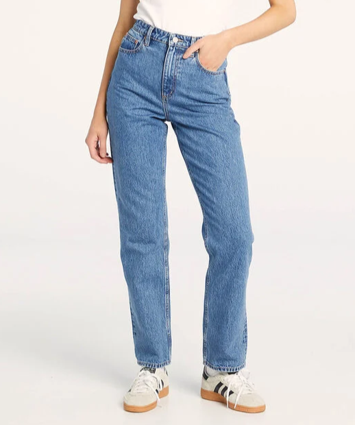 High Straight 80 blue denim jeans (8)