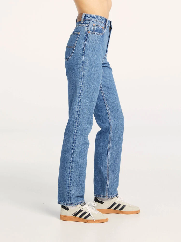 High Straight 80 blue denim jeans (8)