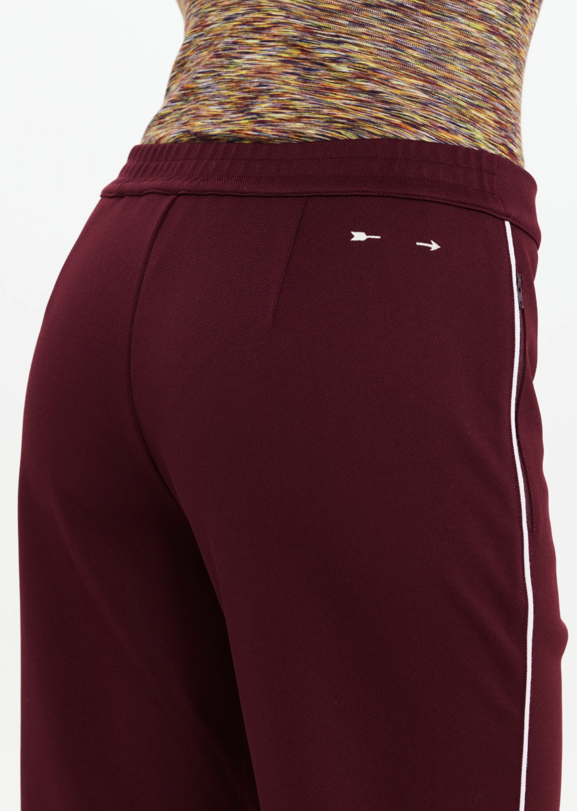 MENDOZA JACKIE FLARE PANT - BORDEAUX [USW126099]