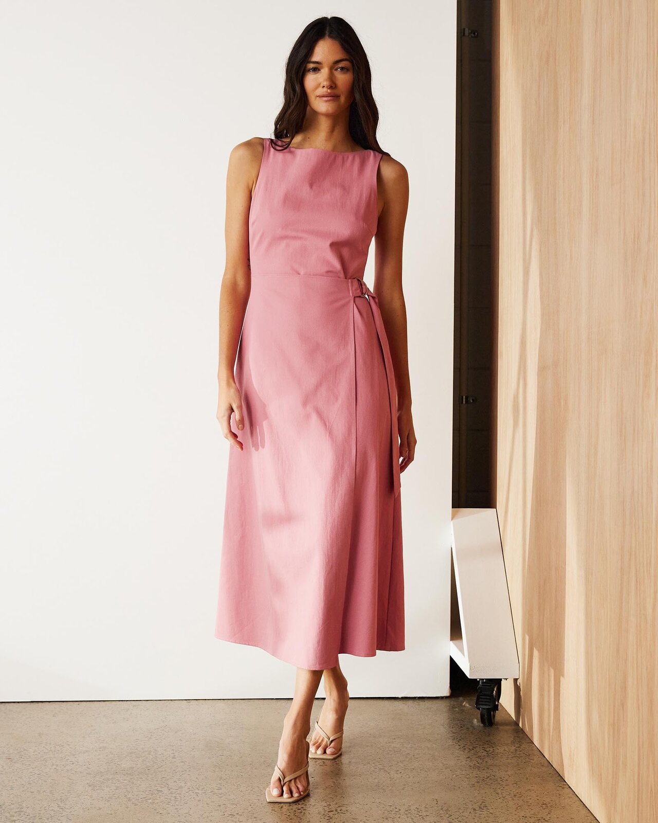 Elsa Cotton Twill Utility Dress