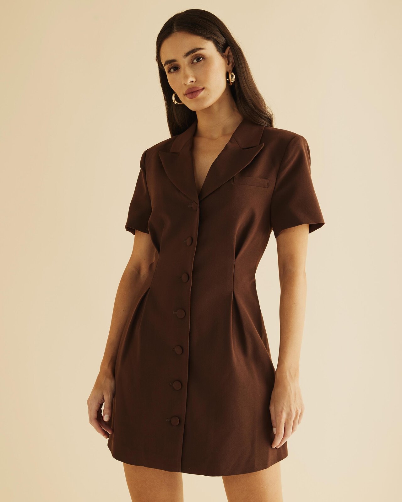 Meredith Short Sleeve Blazer Dress
