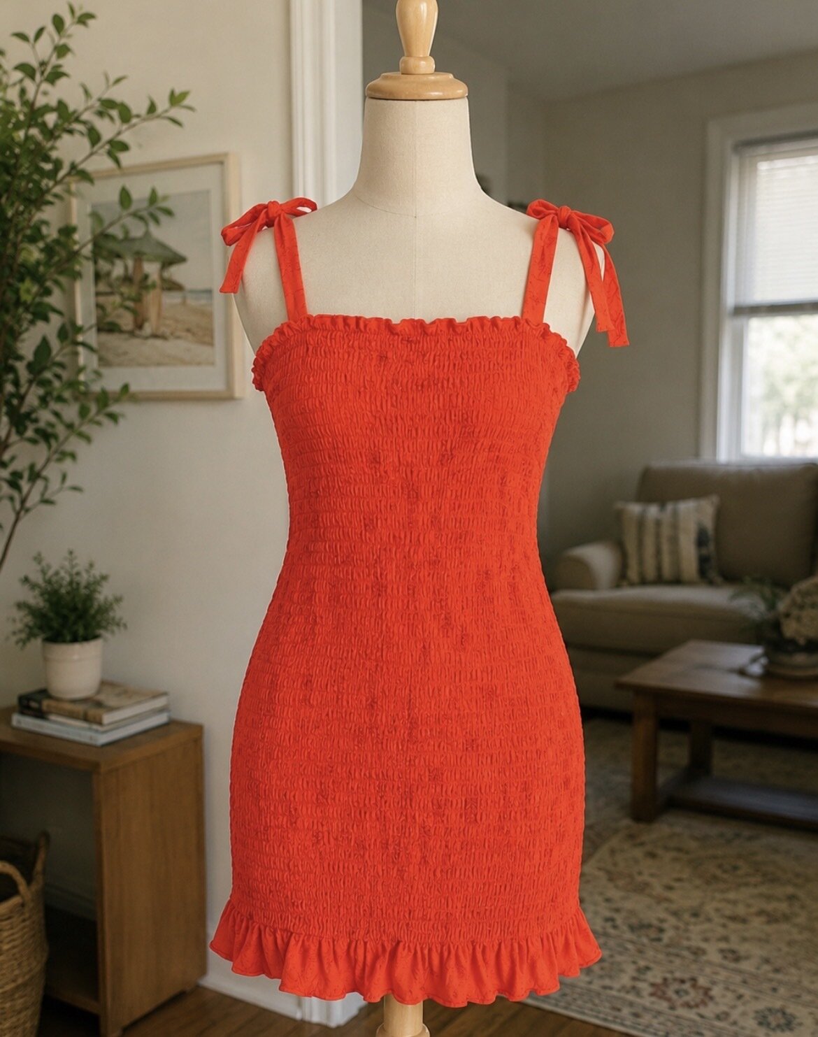 Nikita Burnt Orange Mini Dress
