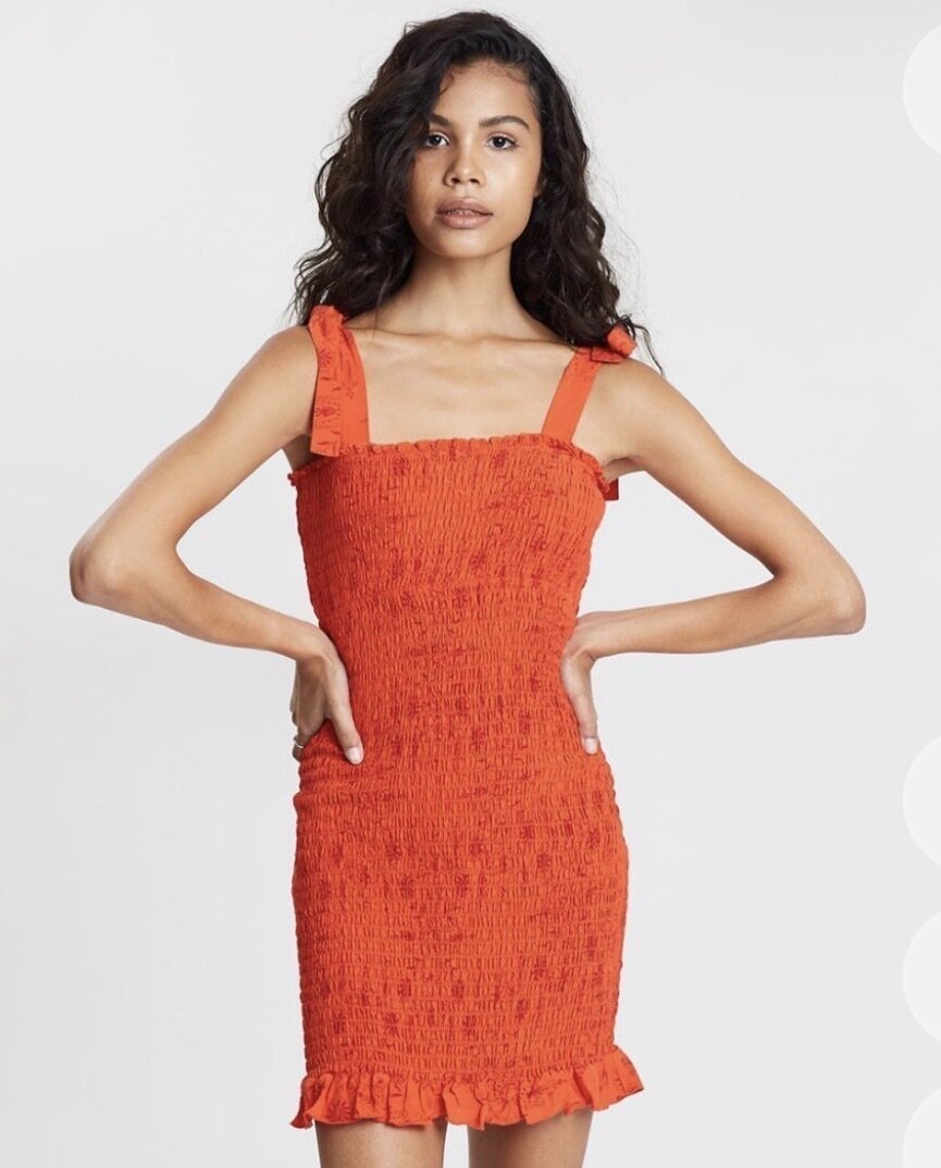 Nikita Burnt Orange Mini Dress