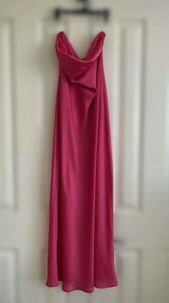 Pink Strapless Dress 