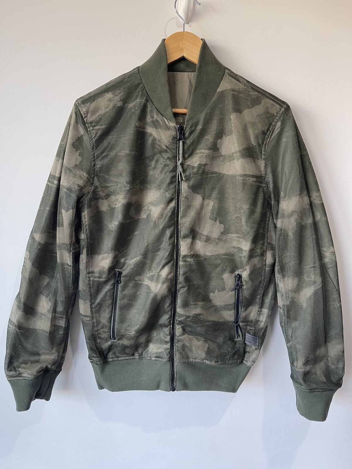 green/camo bomber jacket // Small // With Tags // RRP. $159.99 