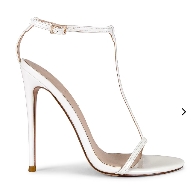 As new Femme LA Medellin Sandals White US10/EUR40