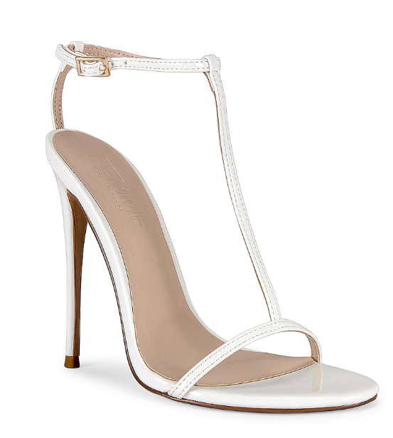 As new Femme LA Medellin Sandals White US10/EUR40