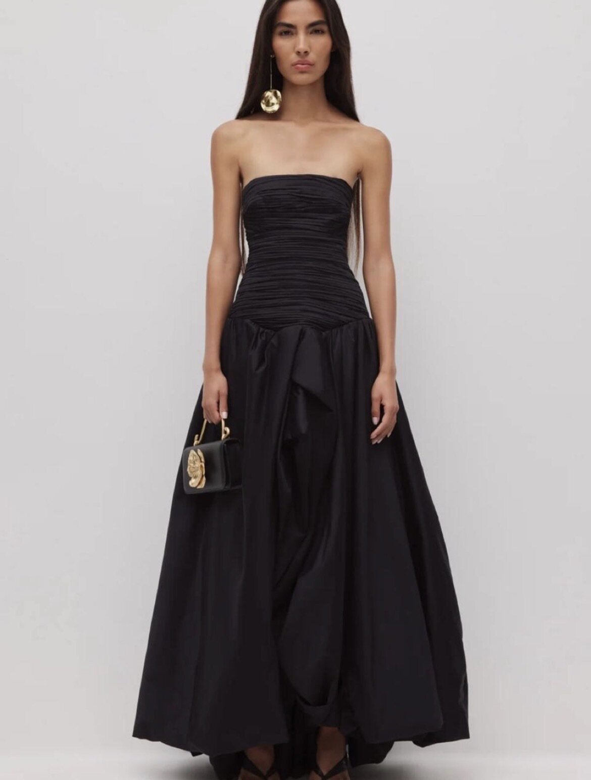 VIOLETTE BUBBLE HEM MAXI DRESS