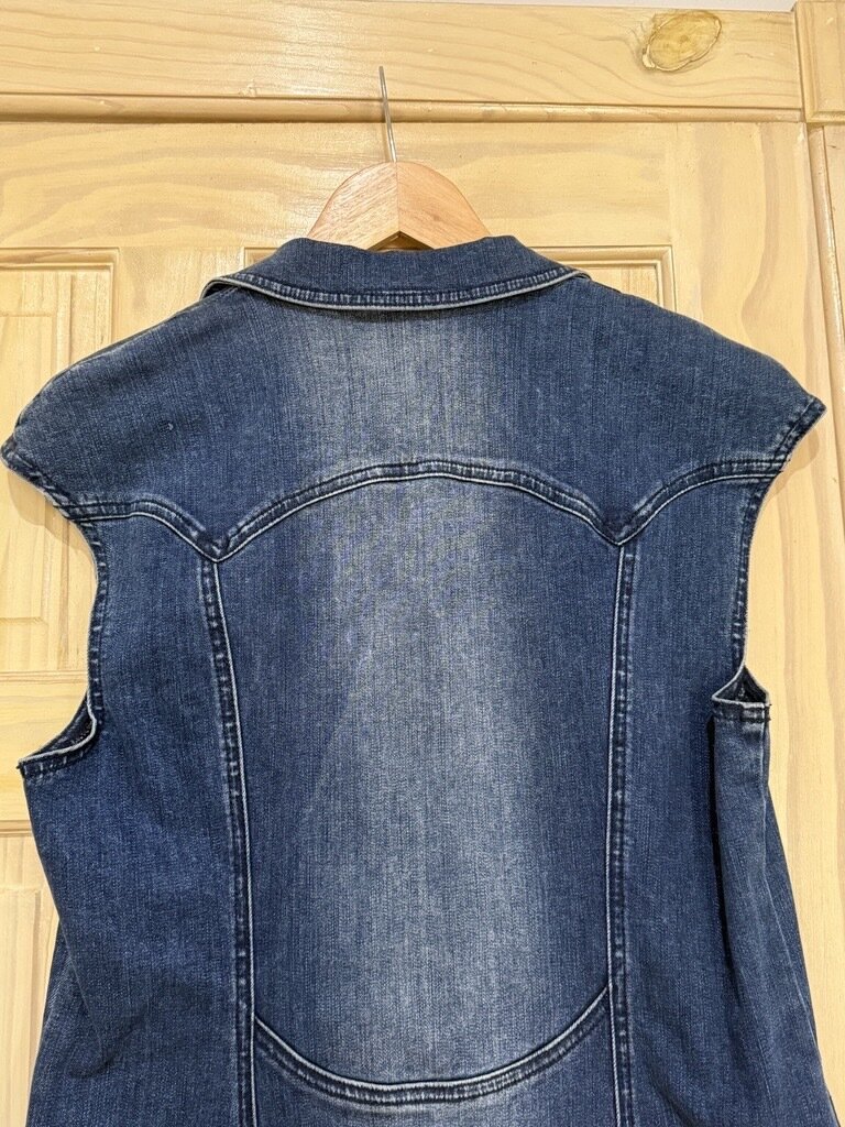 Vintage Body Con Denim Dress