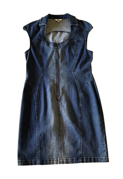 Vintage Body Con Denim Dress