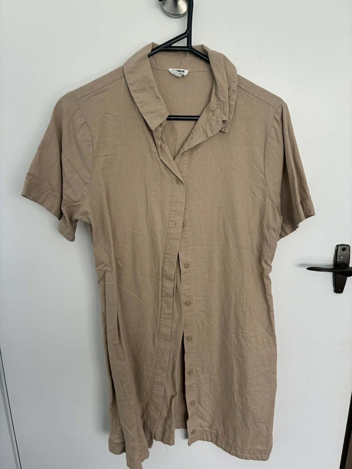 Button Up Tshirt Dress