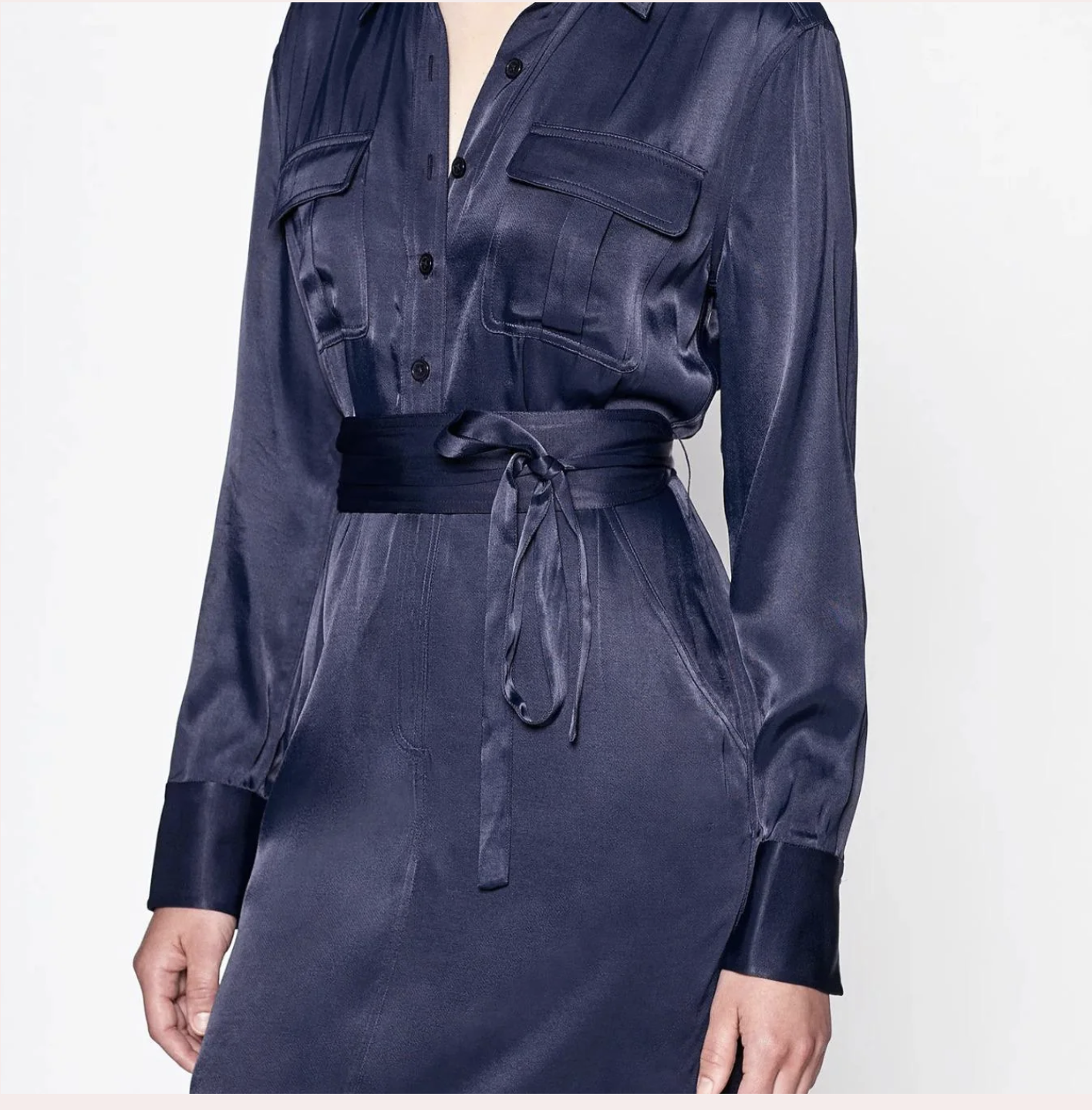 Femme - Long Sleeve Shirtdress