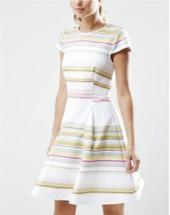  AQUAI CAROUSEL SKATER DRESS