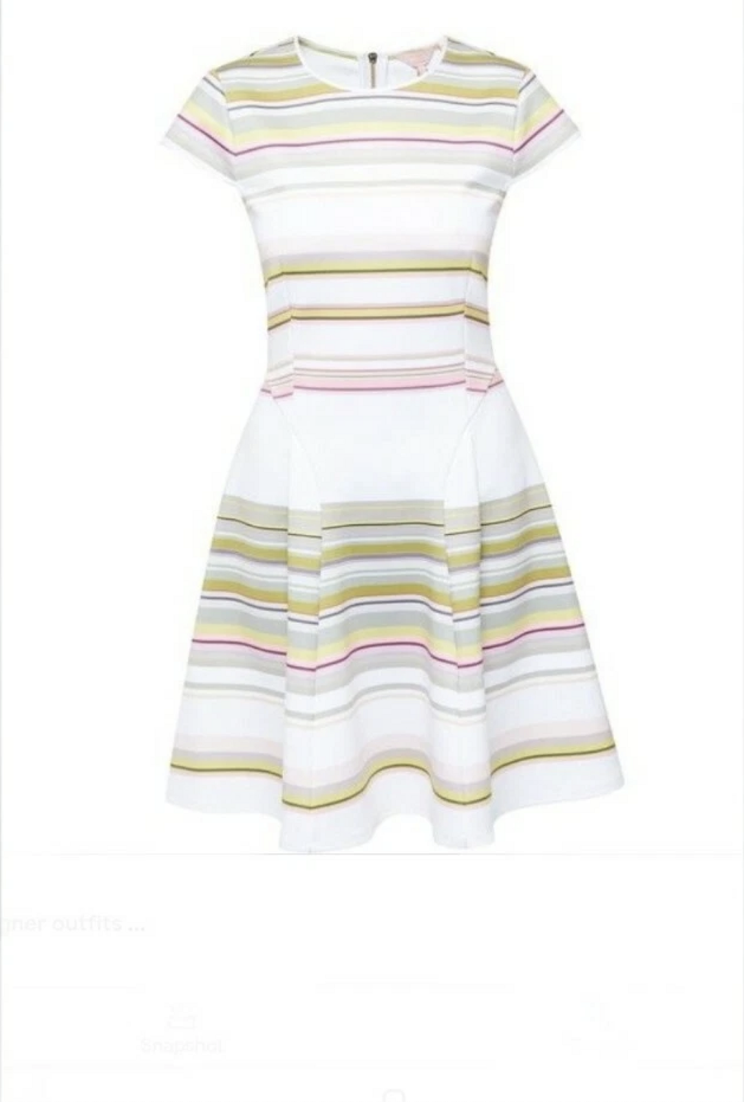  AQUAI CAROUSEL SKATER DRESS