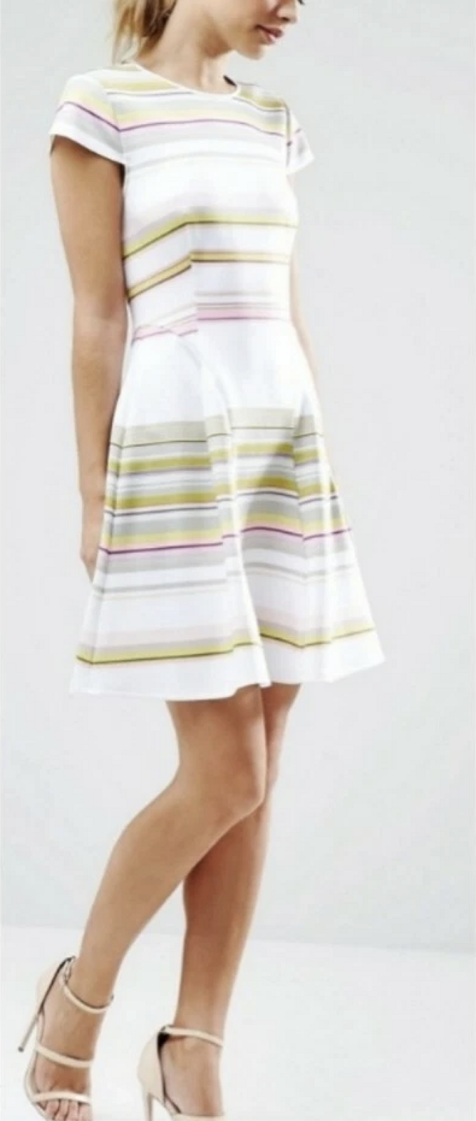  AQUAI CAROUSEL SKATER DRESS