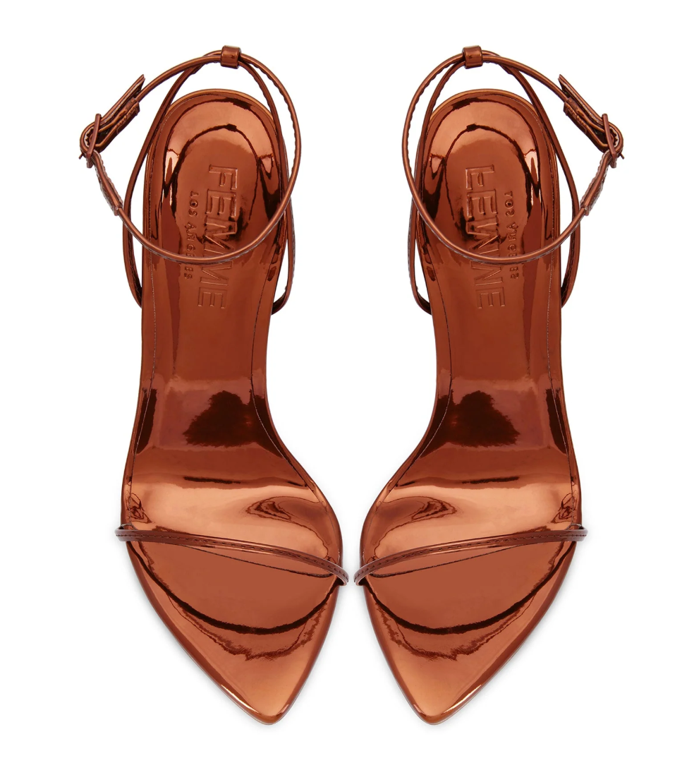 As new Andx Sandal Liquid Bronze - US10