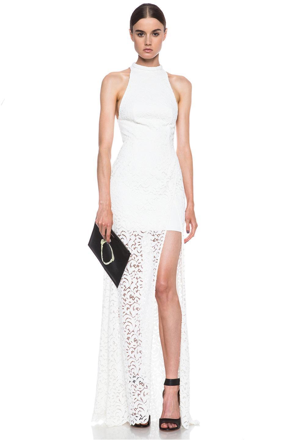 Guipure Lace Ivory Gown Size 10
