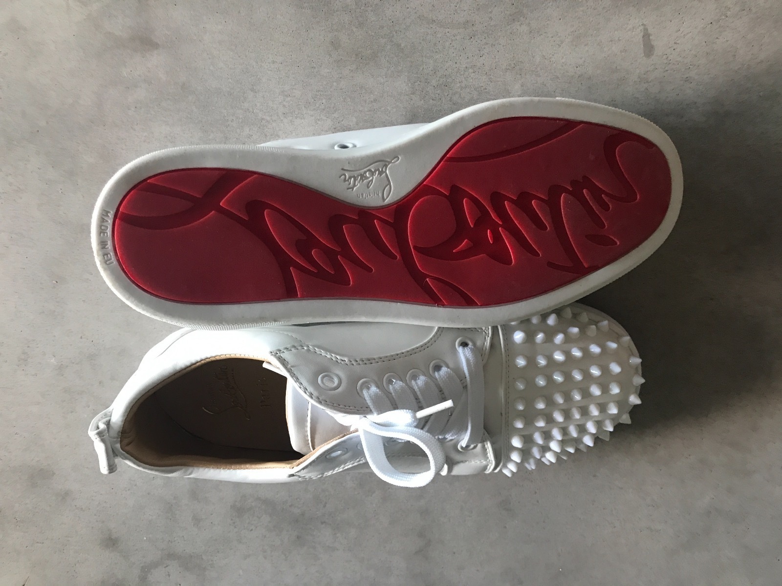 Leather Stud Sneakers Size 9 (EU 39)