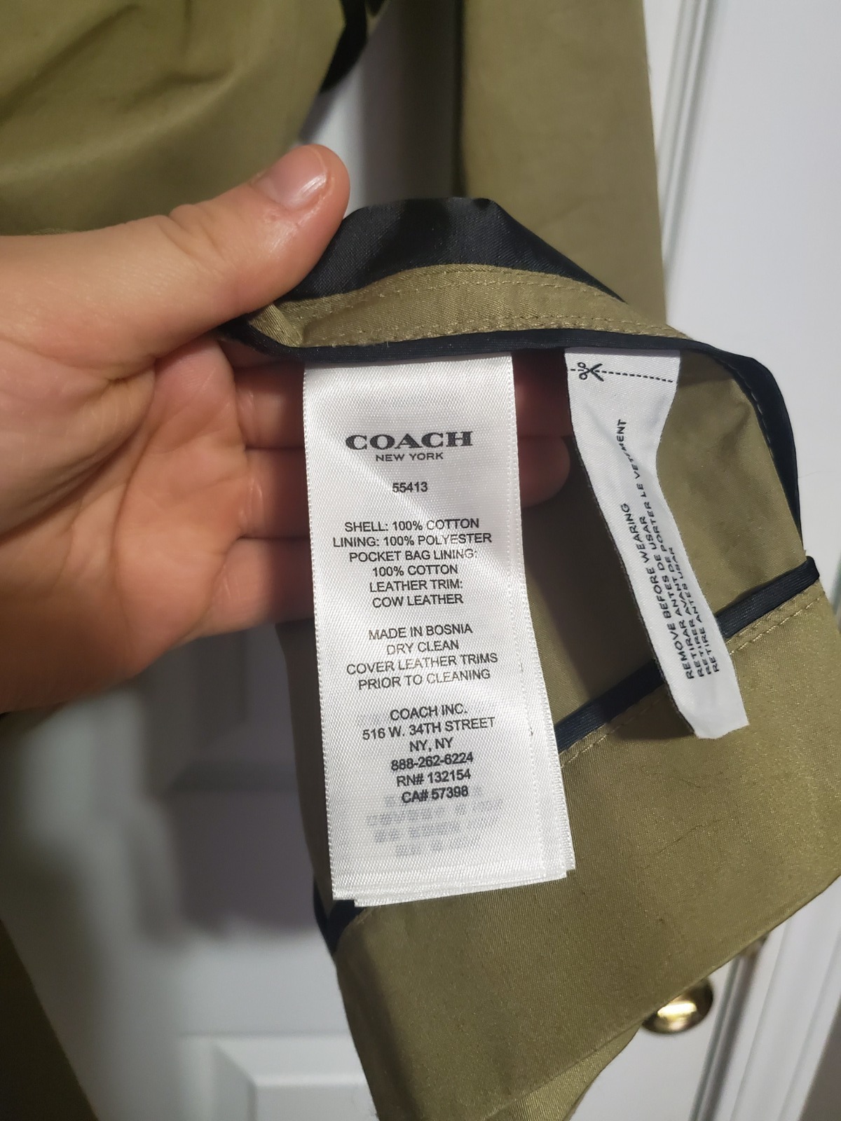 Trench Coat Size - 4 BNWT