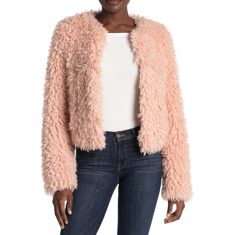 Lorrena Faux Fur Jacket Size 6 BNWT