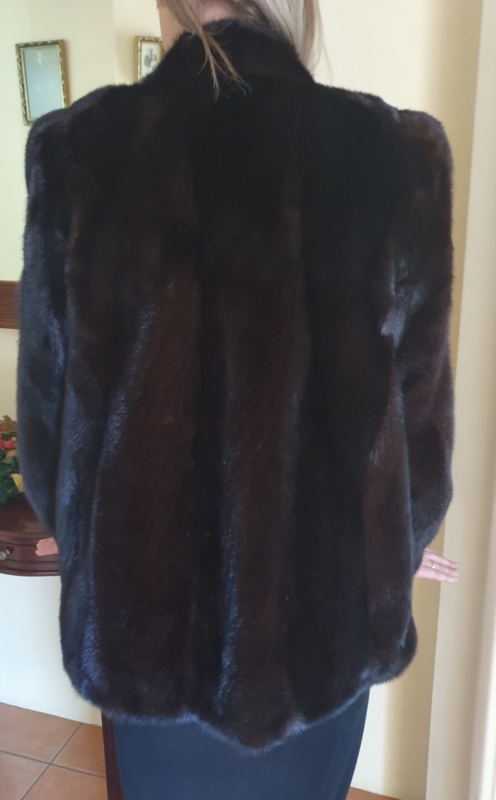 Diamond Mink Coat Size 10