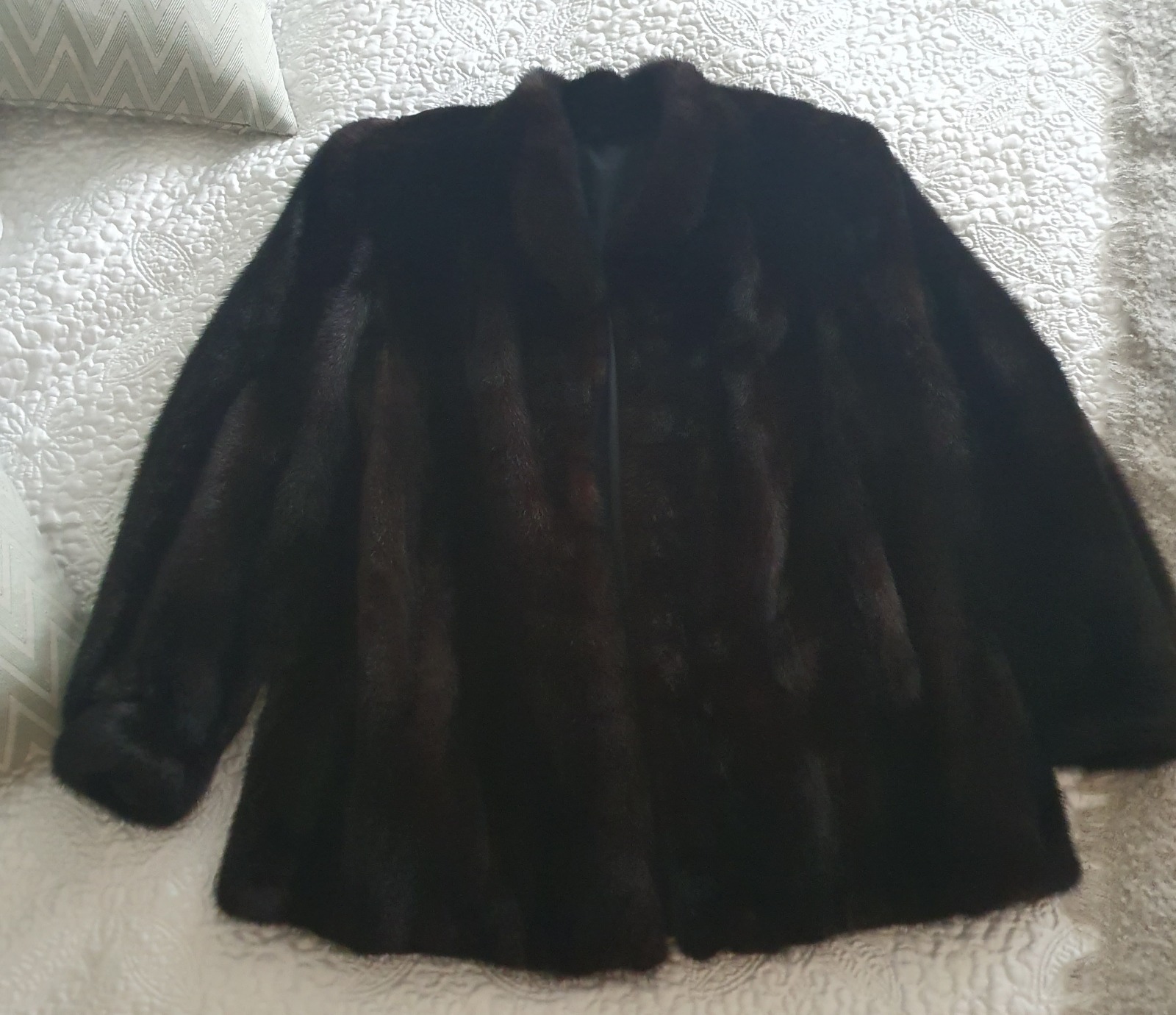 Diamond Mink Coat Size 10