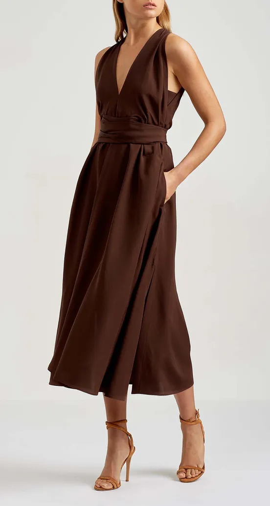 scanlan theodore brown dress Shop Brown Dresses Online
