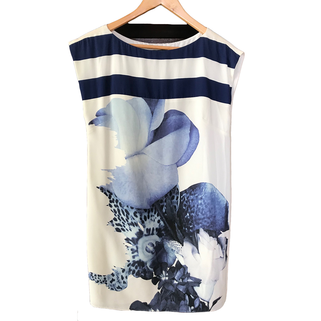 New York Silk Shift Dress Size 6