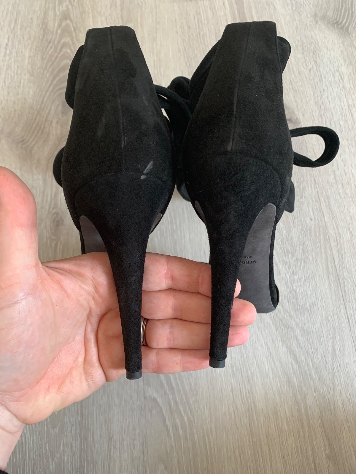 Bow Tie Strap Heels Size 9.5