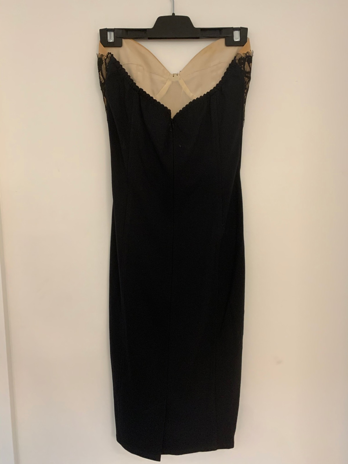 Wheels & Doll Baby Nude Dinner with Him Dress Black/Nude Size 12 - AirRobe