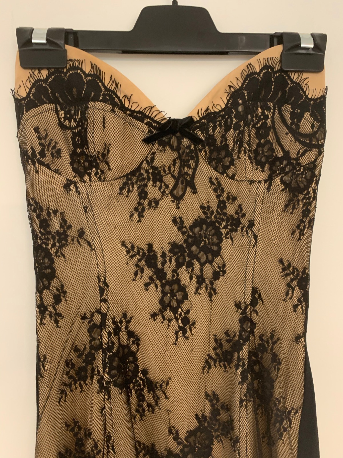 Wheels & Doll Baby Nude Dinner with Him Dress Black/Nude Size 12 - AirRobe