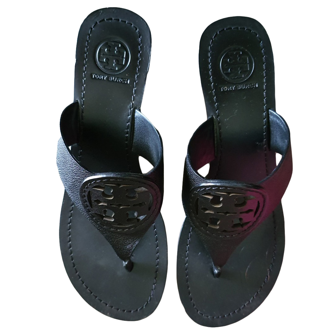 TORY BURCH Black Sandal Size 8