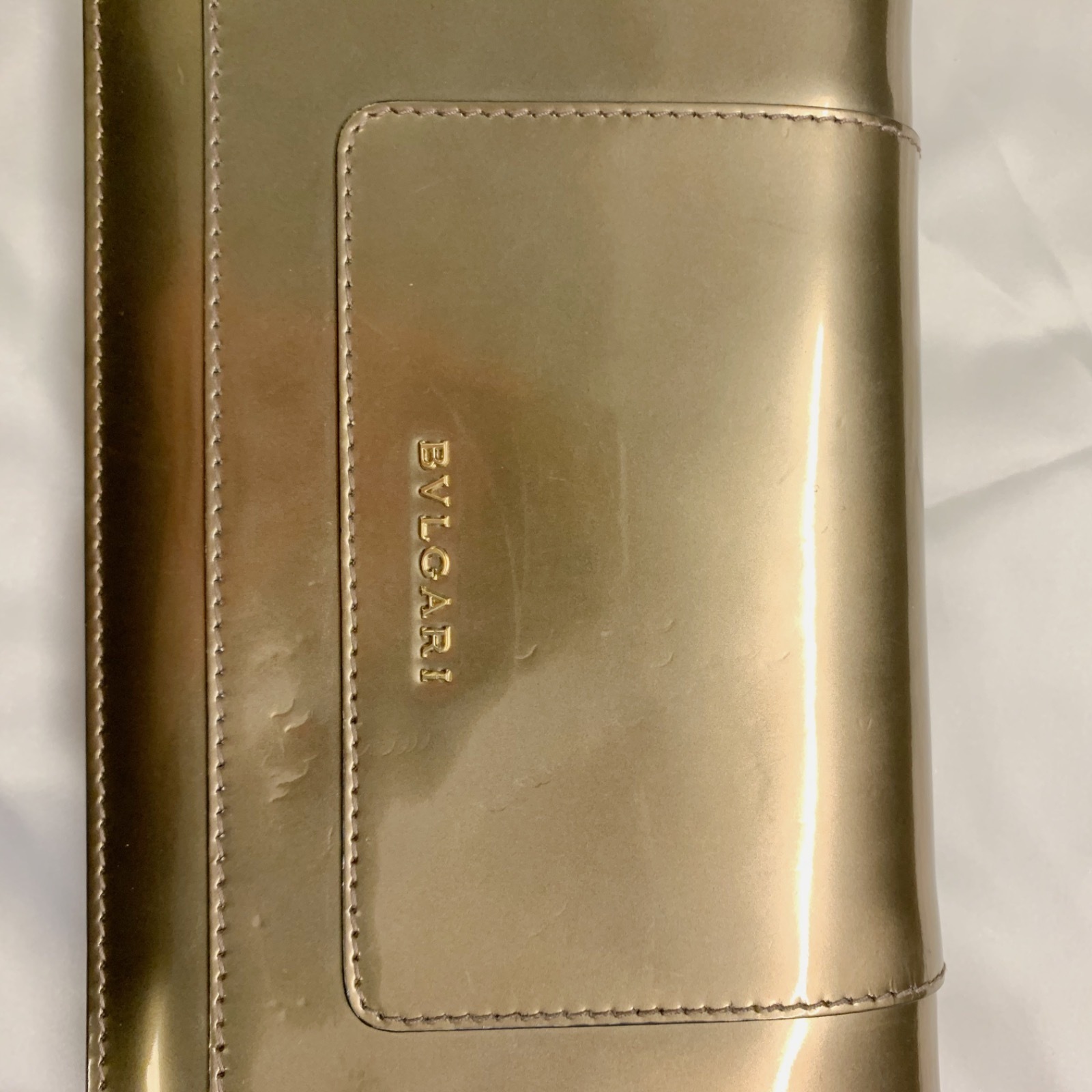 Serpenti Forever Gold Clutch Bag